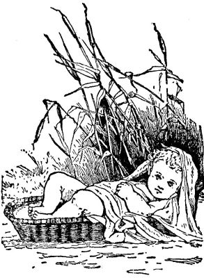 She placed her baby in the ark She placed her baby in the ark