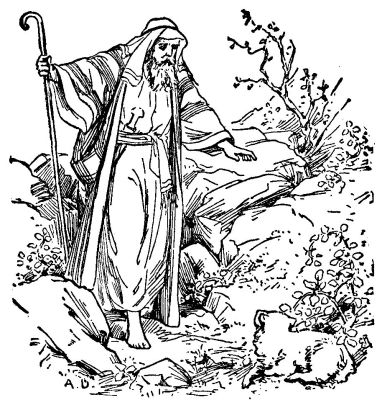 Moses became a shepherd in the wilderness of Midian Moses became a shepherd in the wilderness of Midian