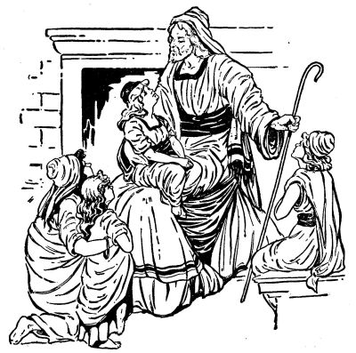 The children loved to gather around him The children loved to gather around him