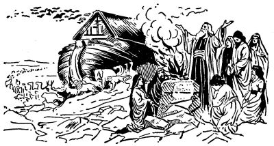 So Noah opened the door of the Ark So Noah opened the door of the Ark